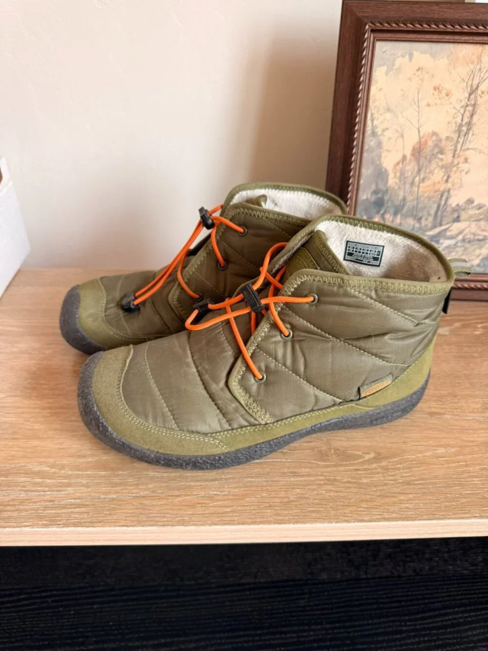 Keen Youth Green & Orange Howser II Chukka WP Boot 6